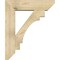 Ekena Millwork Merced Slat Rough Sawn Bracket w/ Offset Brace, Douglas Fir, 8"W x 30"D x 36"H BKT0806X30X36MRC06RDF - alternate 3